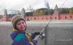 Ловля спиннингом на Москве-реке у Кремля