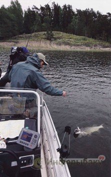 Рыбалка на морском побережье юга Финляндии