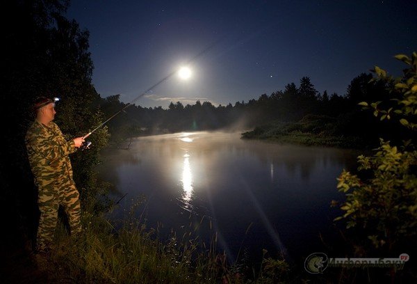 Рыбалка в ночное время