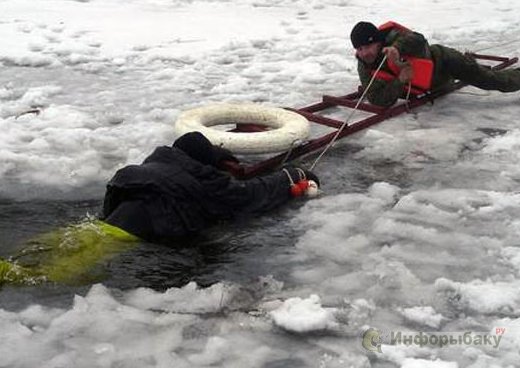 Поведение на льду на зимней рыбалке